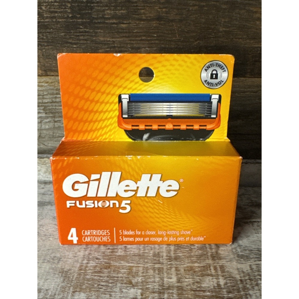 Gillette Fusion5 Power Razor Blades 4 Count Refill Pack NEW | MSRP‎ = $25